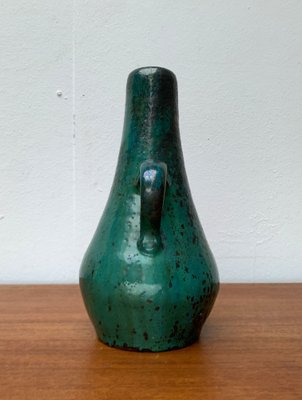 Mid-Century Minimalist Studio Pottery Carafe Vase by Helma Klett for Kunsttöpferei Klett, 1960s-UAH-1540338