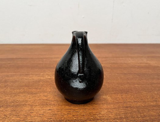 Mid-Century Minimalist Studio Pottery Carafe Vase from BKW Böttger Keramik Wandsbek, Hamburg, Germany, 1960s-UAH-1796022