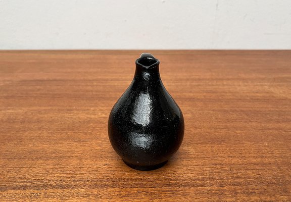 Mid-Century Minimalist Studio Pottery Carafe Vase from BKW Böttger Keramik Wandsbek, Hamburg, Germany, 1960s-UAH-1796022