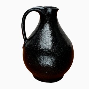 Mid-Century Minimalist Studio Pottery Carafe Vase from BKW Böttger Keramik Wandsbek, Hamburg, Germany, 1960s-UAH-1796022