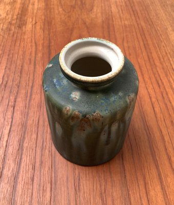 Mid-Century Minimalist Studio Pottery Vase by Rolf Weber for Rolf Weber Steinzeug, 1960s-UAH-1374997