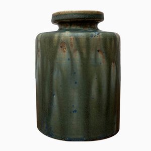 Mid-Century Minimalist Studio Pottery Vase by Rolf Weber for Rolf Weber Steinzeug, 1960s-UAH-1374997