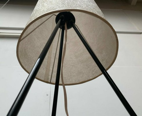 Mid-Century Minimalist Tripod Cocoon Floor Lamp, 1960s-UAH-1726201