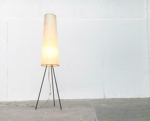 Mid-Century Minimalist Tripod Cocoon Floor Lamp, 1960s-UAH-1726199