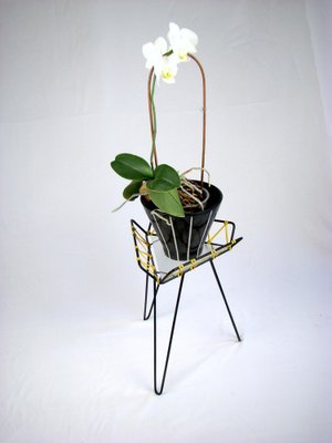 Mid-Century Minimalist Tripod Plant Stand, 1950s-SFQ-1793530