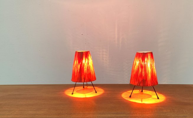 Mid-Century Minimalist Tripod Table Lamps, 1960s, Set of 2-UAH-1449735