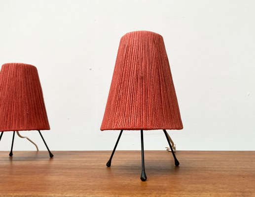 Mid-Century Minimalist Tripod Table Lamps, 1960s, Set of 2-UAH-1449735