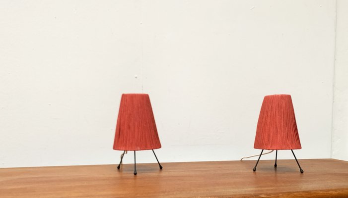 Mid-Century Minimalist Tripod Table Lamps, 1960s, Set of 2-UAH-1449735