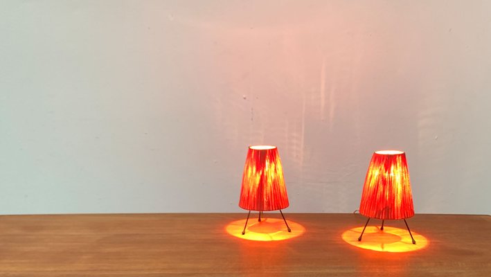 Mid-Century Minimalist Tripod Table Lamps, 1960s, Set of 2-UAH-1449735