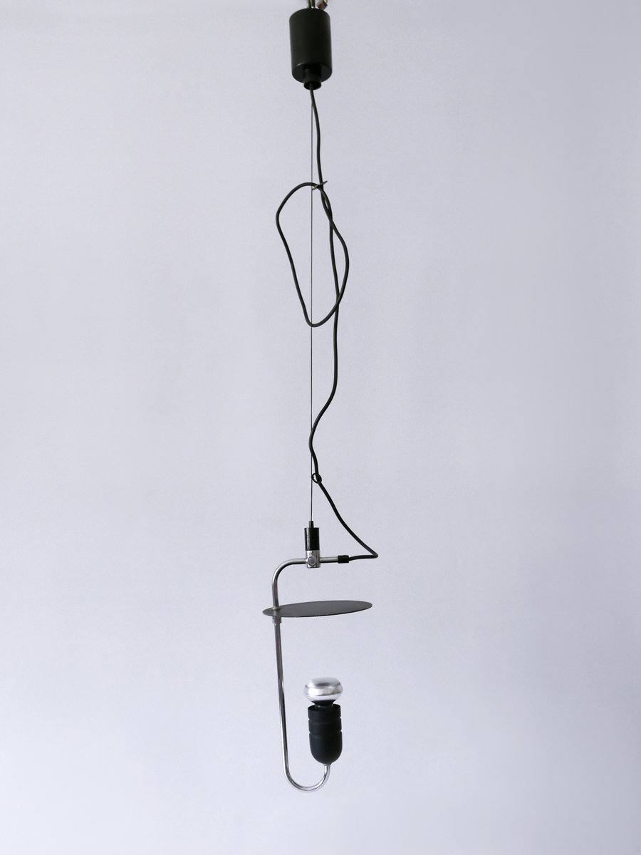 Mid-Century Minimalistic Modern Pendant Lamp from Oluce, Italy, 1970s