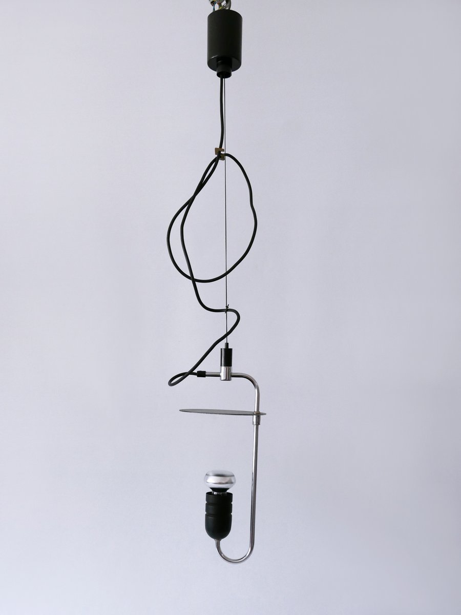 Mid-Century Minimalistic Modern Pendant Lamp from Oluce, Italy, 1970s