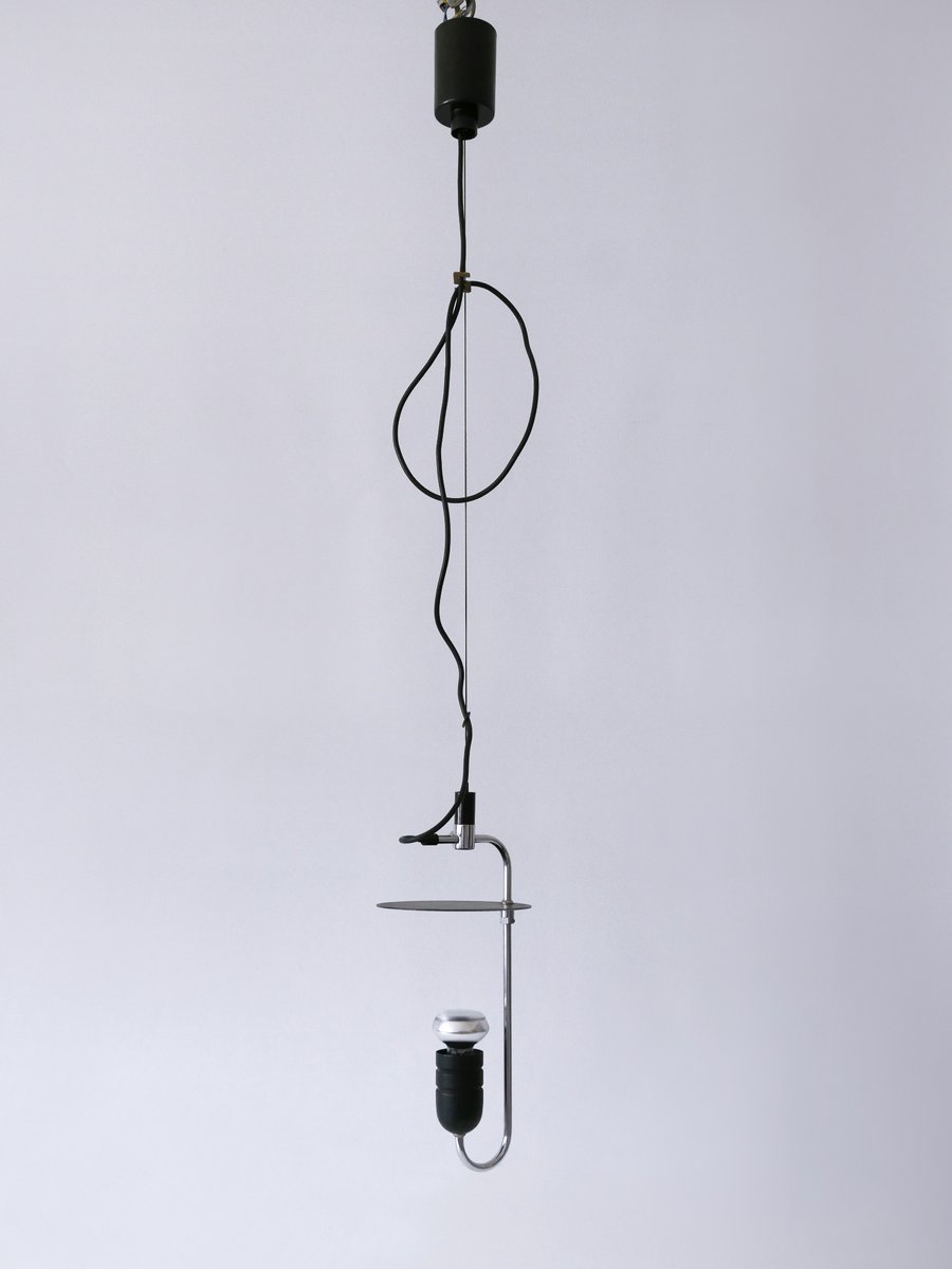 Mid-Century Minimalistic Modern Pendant Lamp from Oluce, Italy, 1970s