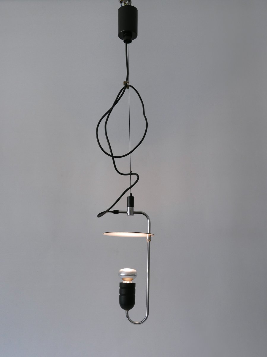 Mid-Century Minimalistic Modern Pendant Lamp from Oluce, Italy, 1970s