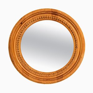 Mid-Century Mirror in Pine, Sweden, 1970s-UYK-1056840