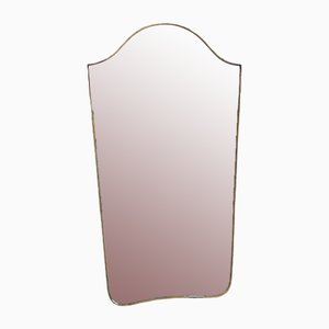 Mid-Century Mirror with Brass Frame-WFI-1705622