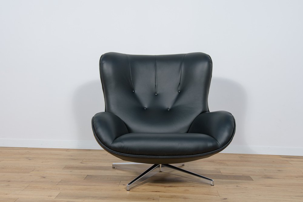 Mid-Century ML 214 Lounge Chair with Ottoman by Illum Wikkelsø for Mikael Laursen, 1960s, Set of 2