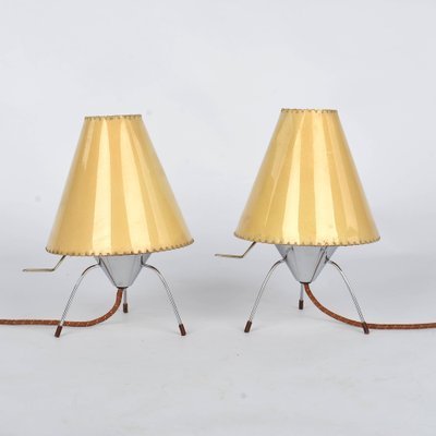 Mid-Century Model 0511 Table Lamps by Josef Hurka for Napako, 1950s, Set of 2-VHD-1787881