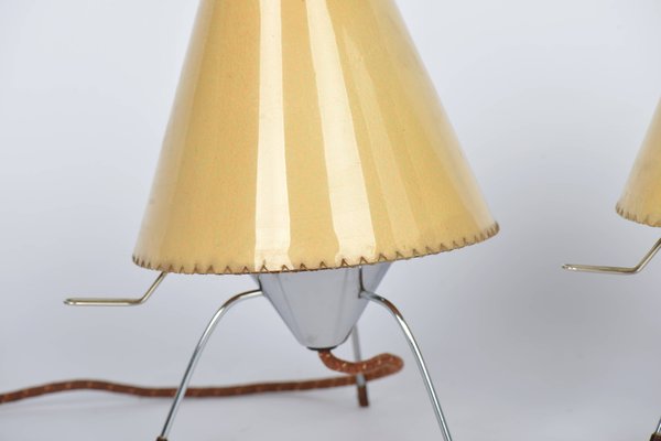 Mid-Century Model 0511 Table Lamps by Josef Hurka for Napako, 1950s, Set of 2-VHD-1787881