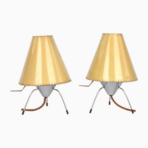 Mid-Century Model 0511 Table Lamps by Josef Hurka for Napako, 1950s, Set of 2-VHD-1787881