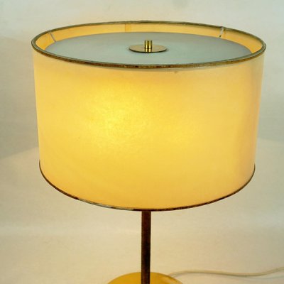 Mid-Century Model 1268 Table Lamp in Brass and Leather by J. T. Kalmar, Austrian-MH-1362819