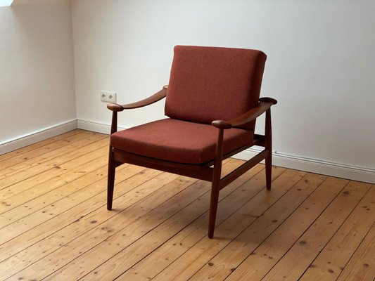 Mid-Century Model 133 Spade Lounge Chair by Finn Juhl, 1960s-WSA-1101194