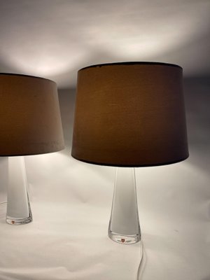 Mid-Century Model 1566 Table Lamps by Carl Fagerlund for Orrefors, Set of 2-UYK-849383