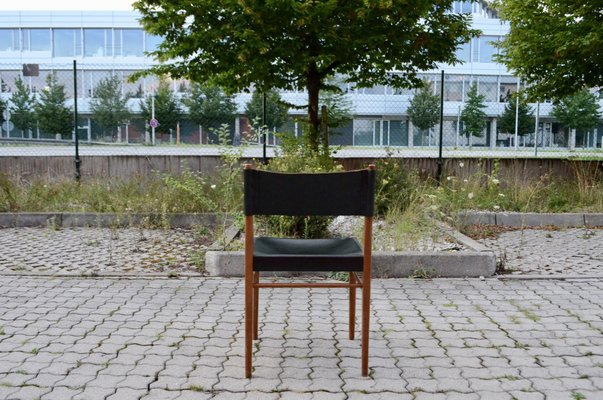 Mid-Century Model 3024 Leather Dining Chairs by Helmut Magg for Deutsche Werkstatten, 1957, Set of 2-UF-1371987