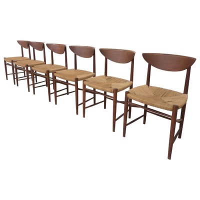 Mid-Century Model 316 Chairs attributed to Peter Hvidt & Orla Mølgaard Nielsen, 1950s, Set of 6-FGA-1817141