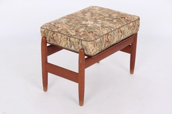 Mid-Century Model 340 Teak Footstool by Poul Volther for Frem Røjle-DQ-1798720