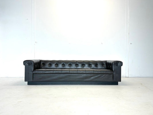 Mid-Century Model 5407 Sofa in Leather by Edward Wormley for Dunbar, 1960s