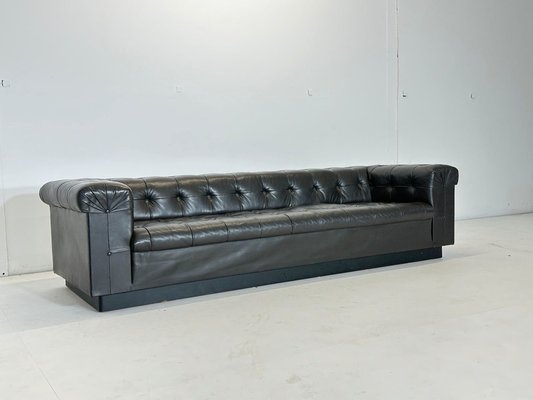 Mid-Century Model 5407 Sofa in Leather by Edward Wormley for Dunbar, 1960s-VGV-1770964