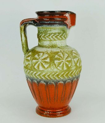 Mid-Century Model 73 30 Vase or Jug with Abstract Decor from Bay Keramik, 1960s-FH-1080833