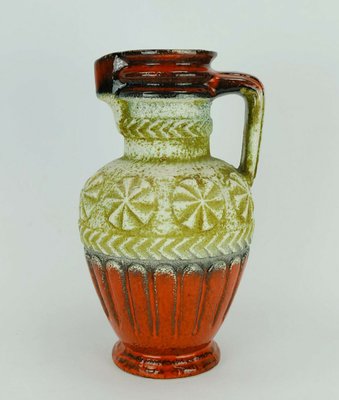 Mid-Century Model 73 30 Vase or Jug with Abstract Decor from Bay Keramik, 1960s-FH-1080833