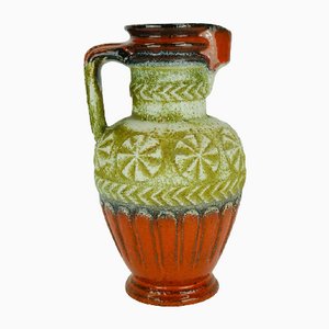 Mid-Century Model 73 30 Vase or Jug with Abstract Decor from Bay Keramik, 1960s-FH-1080833