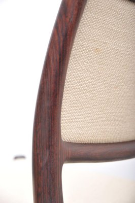 Mid-Century Model 80 Rosewood Dining Chairs by Niels Otto Møller for J.L. Møllers, Set of 4-ZE-741448