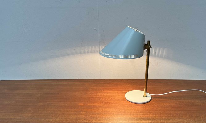 Mid-Century Model 9227 Brass Table Lamp by Paavo Tynell for Taito and Idman, 1950s-UAH-2043221