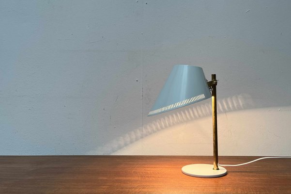 Mid-Century Model 9227 Brass Table Lamp by Paavo Tynell for Taito and Idman, 1950s-UAH-2043221