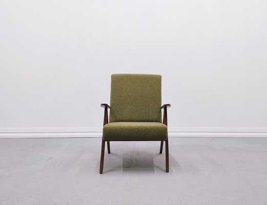 Mid-Century Model B 310 Easy Chair in Green Boucle, 1960s-MTQ-1816887