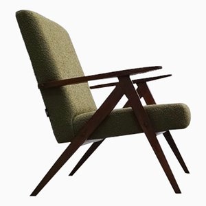 Mid-Century Model B 310 Easy Chair in Green Boucle, 1960s-MTQ-1816887