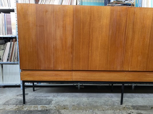 Mid-Century Model B60 Highboard in Teak by Dieter Waeckerlin for Behr-PYR-1591215