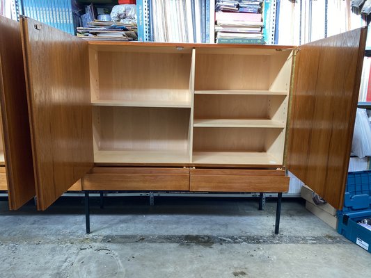 Mid-Century Model B60 Highboard in Teak by Dieter Waeckerlin for Behr-PYR-1591215