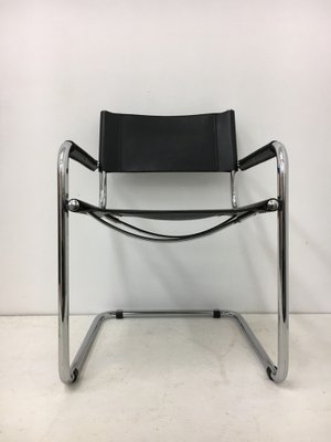 Mid-Century Model Mg5 Leather Chair by Marcel Breuer, 1970s-BGP-1758485