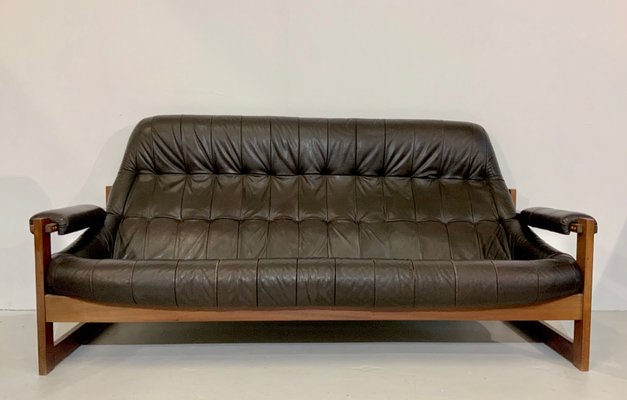 Mid-Century Model MP-163 Earth Lounge Sofa Set by Percival Lafer, 1970s, Brazil, Set of 4-OHY-1087169