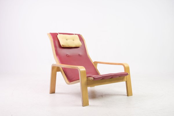 Mid-Century Model Pulkka Lounge Chair by Ilmari Lappalainen for Asko-KMC-619966