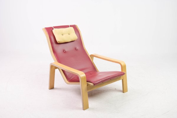 Mid-Century Model Pulkka Lounge Chair by Ilmari Lappalainen for Asko-KMC-619966