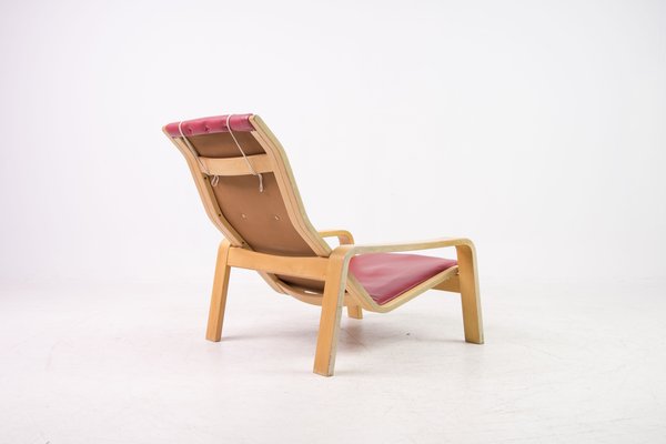 Mid-Century Model Pulkka Lounge Chair by Ilmari Lappalainen for Asko-KMC-619966