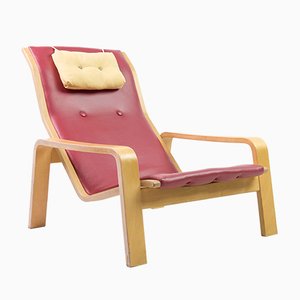 Mid-Century Model Pulkka Lounge Chair by Ilmari Lappalainen for Asko-KMC-619966