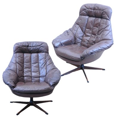 Mid-Century Model Silhouette Swivel Chairs by Henry Walter Klein for Bramin Møbler, Denmark, 1960s, Set of 2-TCS-1790259