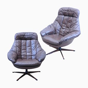 Mid-Century Model Silhouette Swivel Chairs by Henry Walter Klein for Bramin Møbler, Denmark, 1960s, Set of 2-TCS-1790259