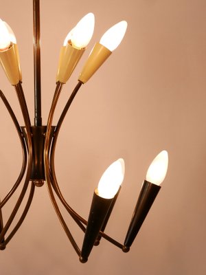 Mid-Century Modern 12-Flamed Sputnik Chandelier, Germany, 1950s-WPT-1742528